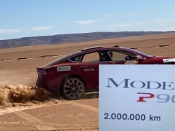 Ta Tesla Model S ma 2 000 000 km przebiegu. Czwarta bateria, ok. 500 000 km przebiegu