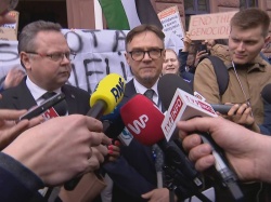 Ambasador Izraela wezwany do MSZ. Demonstranci zakłócili konferencję prasową