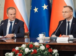 Dalszy ciąg „wymiany uprzejmości” między Dudą i Tuskiem. Prezydent o „cykorze”, premier reaguje