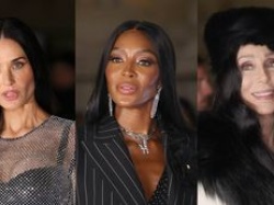 TŁUM GWIAZD na 40-leciu domu mody Dolce&Gabbana: błyszcząca Demi Moore, elegancka Naomi Campbell i Cher w wielkim futrze (ZDJĘCIA)
