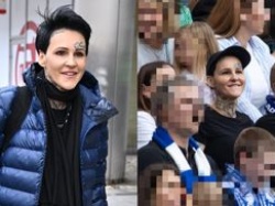 Rzadki widok: Agnieszka Chylińska kibicuje na niedzielnym meczu Lech Poznań – Pogoń Szczecin. Komu kibicowała? (FOTO)
