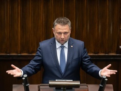 Szef MSWiA o ochronie Jarosława Kaczyńskiego i jego imprez. Padła gigantyczna kwota