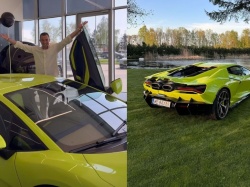 Narzeczony Halejcio odebrał nowe Lamborghini. Jako pierwszy w Polsce