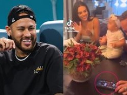 Uzależniony (?) od hazardu Neymar grał w pokera, zajmując się córką podczas przyjęcia. Fani: 