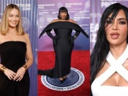 Zatrzęsienie gwiazd na prestiżowej gali: odchudzona Lizzo, posągowa Margot Robbie, napompowana Kim Kardashian... (ZDJĘCIA)