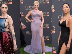 Gwiazdy na gali w Londynie: zachwycająca Nicole Scherzinger w czerni, modowy koszmarek Cary Delevingne... (ZDJĘCIA)
