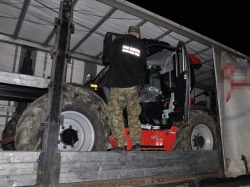Maszyna skradziona we Francji odnalazła się na granicy Polski z Ukrainą
