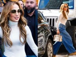 Jennifer Lopez mknie po mieście z torebką z krokodyla za 500 TYSIĘCY ZŁOTYCH (ZDJĘCIA)