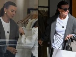 Obładowana torbami Katarzyna Sokołowska buszuje po luksusowym butiku. Stylowa jak zawsze? (ZDJĘCIA)