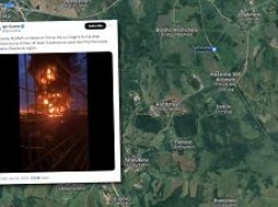 Ukraińskie drony zaatakowały. Płonie rafineria pod Smoleńskiem