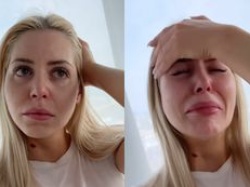 Julia von Stein zalała się łzami na Instagramie. 