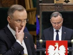 Andrzej Duda tak zachował się w Sejmie. Jego zachowanie oburza