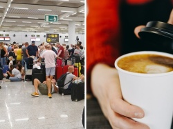 Kobieta kupiła kawę na lotnisku. Chwilę później trafiła do szpitala