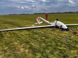 Wypadek lotniczy w Pomorskiem. Ranny pilot szybowca