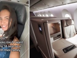 Odmówiła oddania swojego miejsca w samolocie nastolatkowi, który chciał usiąść z rodziną. Internet zapłonął