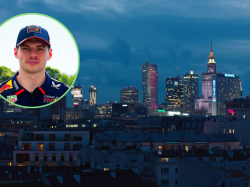 Max Verstappen zaprezentował nowy kask. Panorama Warszawy w klipie o wyścigach w USA