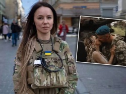 Wojna na Ukrainie. Posłanka z Norwegii walczy za Ukrainę. Ślub na pierwszej linii frontu
