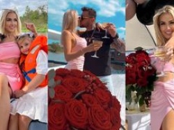 Eliza Trybała świętuje 31. urodziny w rodzinnym gronie: torcik bezowy, romantyczny bukiet róż, rejs katamaranem (ZDJĘCIA)
