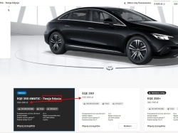 Dobre ceny Mercedesa EQE: od 324 100 zł za prekonfigurowanego EQE 350 4Matic – Twoja Edycja. Inne modele też z rabatami