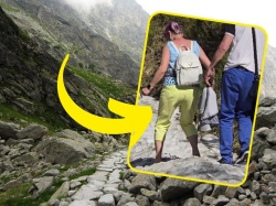 Przemierzyła 16 km w Tatrach w takich butach. “Damą jest się nie tylko na salonach”