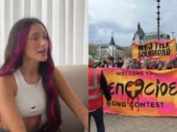 Eurowizja 2024. Protest w Malmö przed występem reprezentantki Izraela. Ochrona Eden Golan kazała jej POZOSTAĆ w hotelu (FOTO)