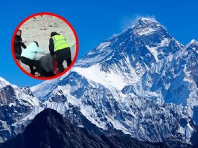 Bójka pod Mount Everest. Jest nagranie