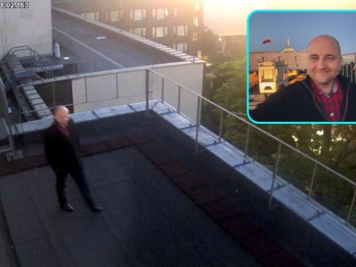 Dariusz Matecki o karze za zdjęcie na dachu Sejmu. „Nie wyskoczyłem z jakąś gaśnicą”