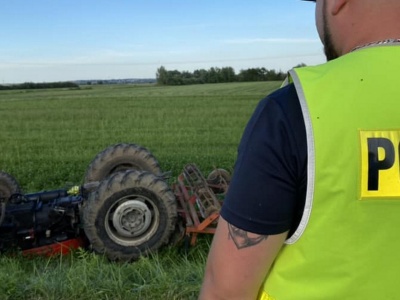 Wracał do domu traktorem. Po drodze wydarzyło się coś strasznego