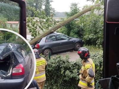 Zalane ulice, uszkodzone budynki i linie energetyczne. Potężne nawałnice nad Polską