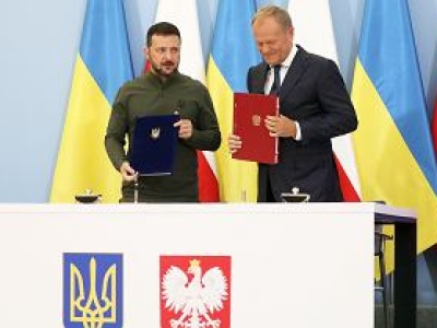 Ukraina i Polska podpisały porozumienie. Tusk boleśnie skrytykował 