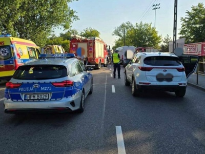 Tragiczny wypadek w Łomży. Nie żyje jedna osoba, druga trafiła do szpitala