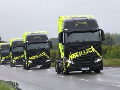 Będzie można kupić wyjątkowe ciężarówki z trasy koncertowej Metalliki