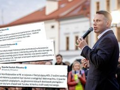 Konfederacja stworzy frakcję ze skrajnie prawicową AfD. Sypią się komentarze. 