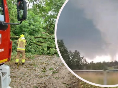 Trąba powietrzna nad Polską. Czerwone alerty w wielu miejscach kraju, trzeba uważać