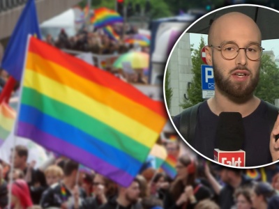 Oberwanie chmury zniweczyło plany środowisk LGBT. Byliśmy pod Sejmem, gdzie miał się odbyć wielki protest