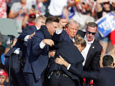 Trump o słynnym geście: Wiedziałem, że świat patrzy