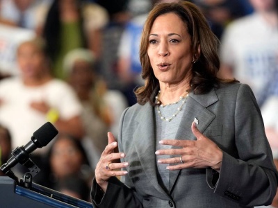 Kamala Harris zabrała głos. 