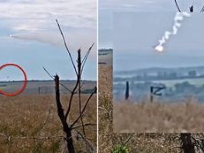 Rosyjski Su-25 trafiony w Ukrainie. Nagranie z momentu ataku