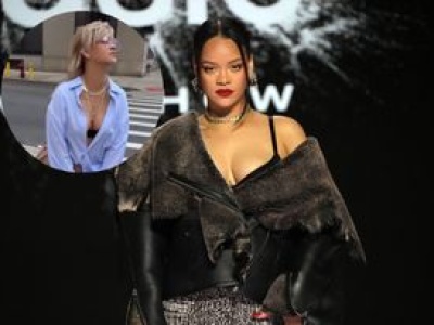 Rihanna pokazała się w odważnej stylizacji. Zażartowała z własnego ciała