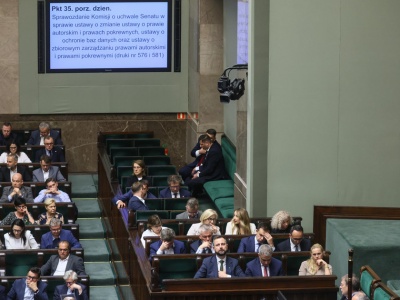 Prawo autorskie po poprawkach przyjęte przez Sejm