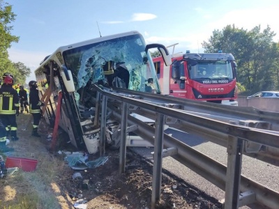 Wypadek polskiego autokaru we Włoszech. Jedna ofiara, ponad 20 rannych