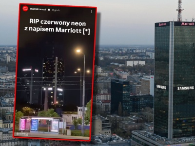 Słynny szyld Marriott wygaszony. Kiedy demontaż i co dalej z hotelem? Dwie opcje na stole