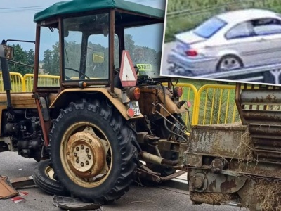 Strażak z Bartąga poszkodowany w wypadku. Sprawca uciekł srebrnym BMW. Druhowie apelują o pomoc