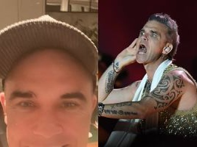 Robbie Williams zachwyca się nowymi zębami. Stare zniszczył przez kokainę i otwieranie butelek