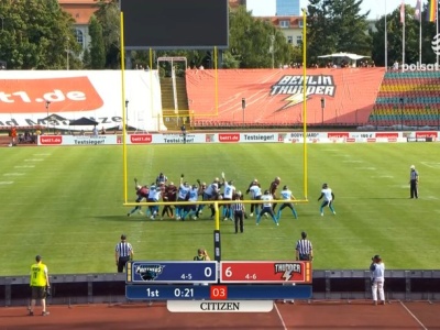 Berlin Thunder - Panthers Wrocław. Skrót meczu