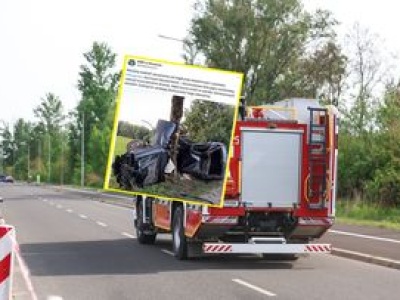 Tragiczny wypadek. Auto owinęło się wokół drzewa