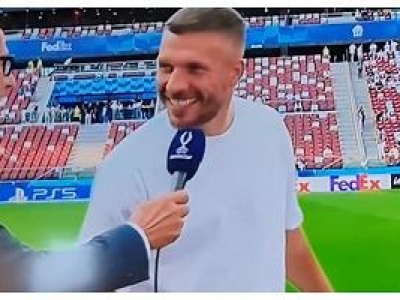 Lukas Podolski naprawdę to powiedział we włoskiej telewizji. Hit Internetu