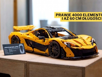 Konkurencyjne sklepy spalą się ze wstydu na widok tej promocji. Bajeczny zestaw LEGO Technic McLaren P1 kilkaset złotych taniej tylko na Amazonie