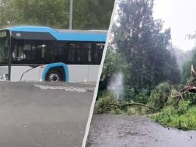 W ciągu godziny Zamość znalazł się pod wodą. 