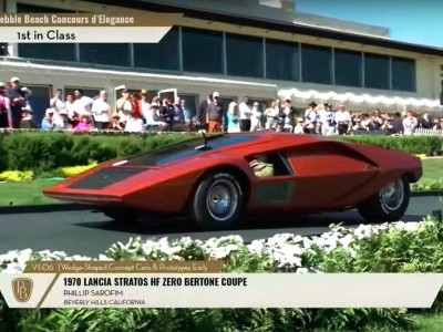 Lancia Strato’s Zero bohaterką konkursu elegancji Pebble Beach 2024